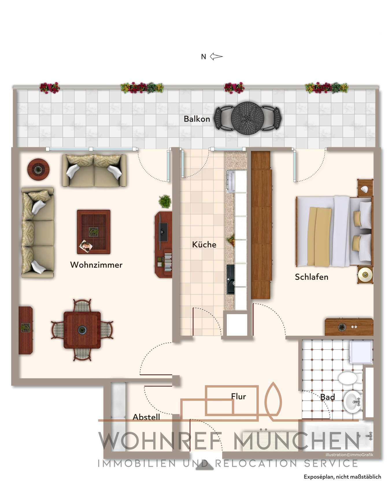 Thumbnail-Wohnung zum Kaufen in München Solln 454.000,00 € 72 m²