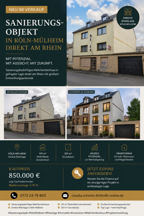 Thumbnail-Haus zum Kaufen in Köln 895.000,00 € 191 m²