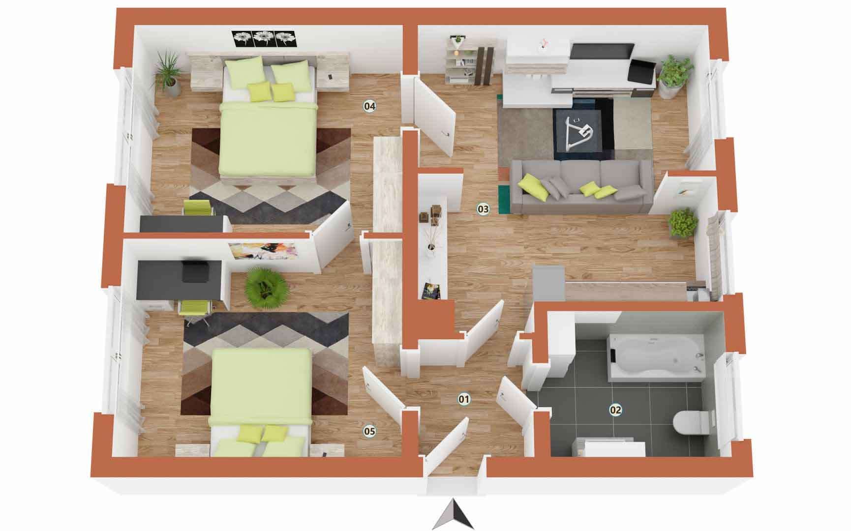 Thumbnail-Wohnung zum Kaufen in Schwäbisch Hall 145.000,00 € 56.45 m²
