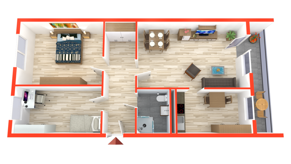 Thumbnail-Wohnung zum Mieten in Gera 375,98 € 83.55 m²