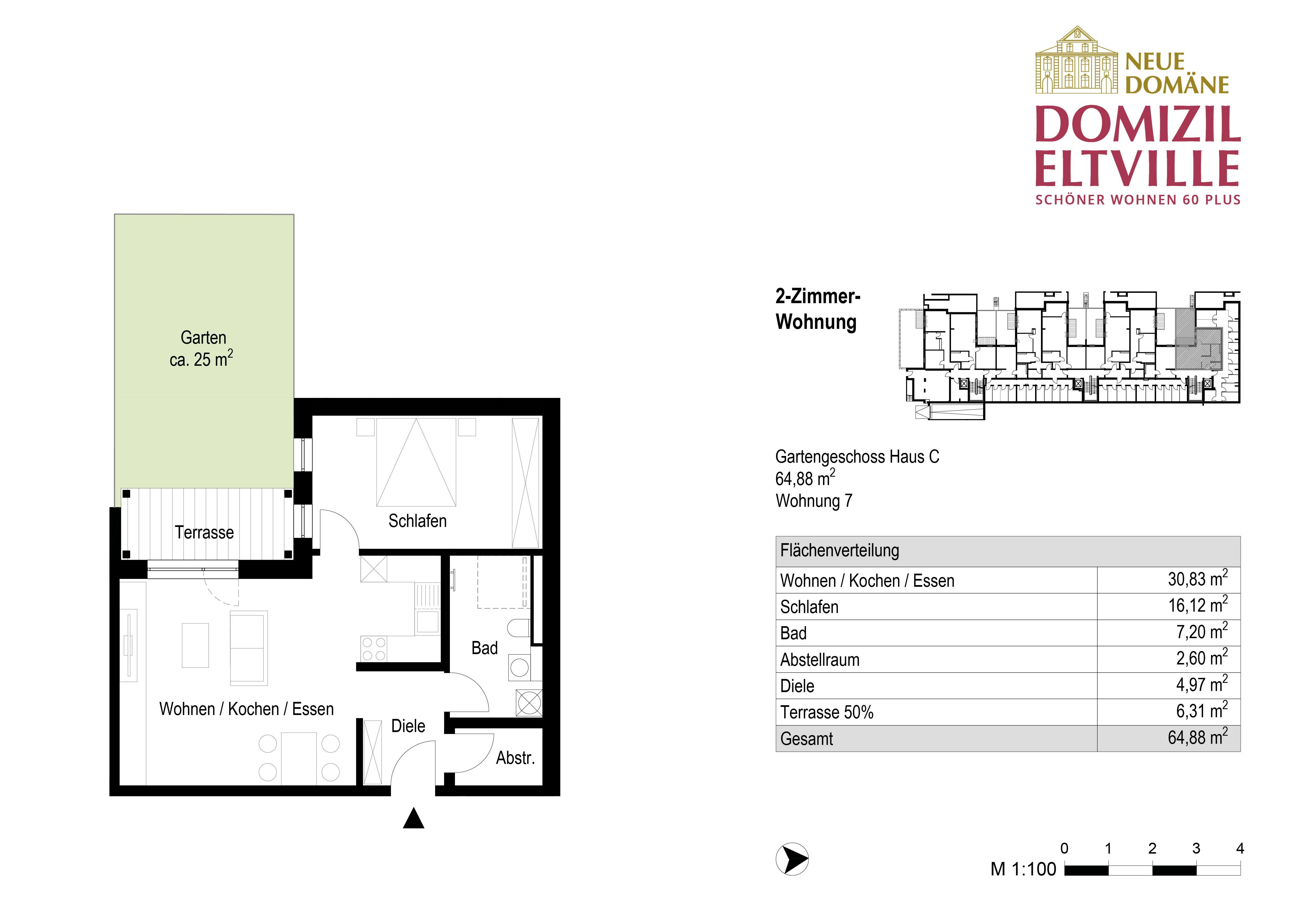 Thumbnail-Wohnung zum Kaufen in Eltville am Rhein 413.900,00 € 64.88 m²
