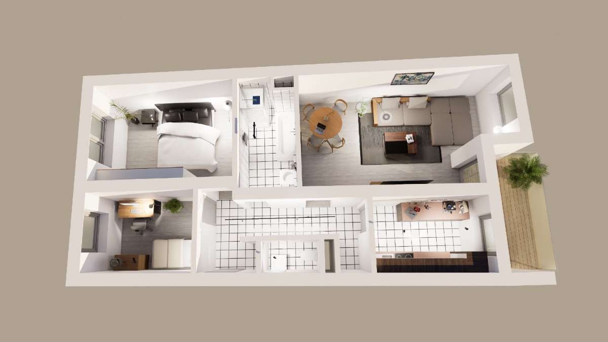 Thumbnail-Wohnung zum Kaufen in Schwaikheim 255.000,00 € 75.5 m²