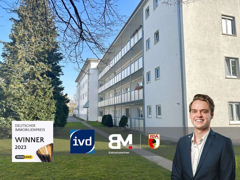 Thumbnail-Wohnung zum Kaufen in Augsburg 169.000,00 € 40.81 m²