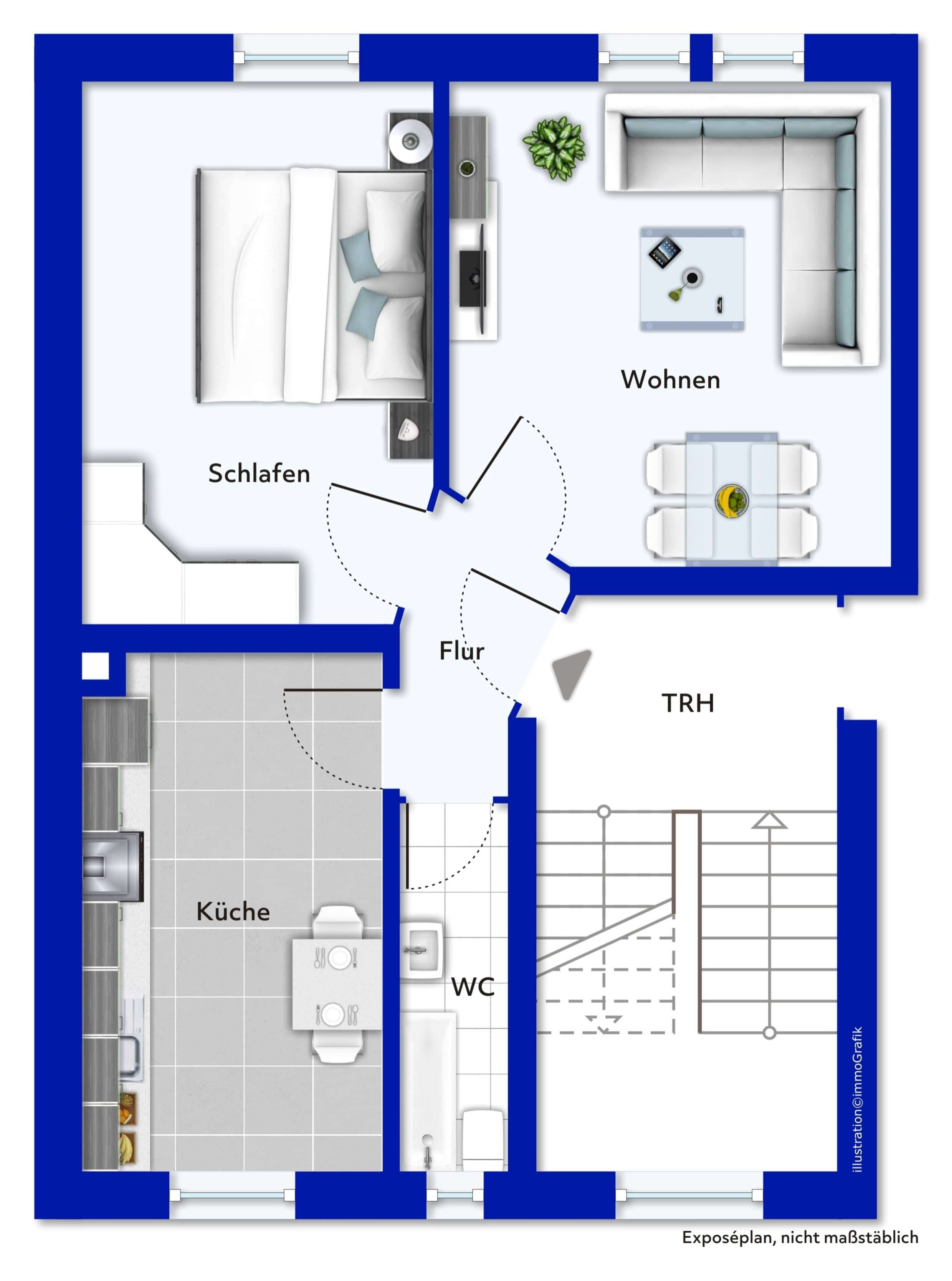 Thumbnail-Wohnung zum Kaufen in Mannheim 169.000,00 € 47.42 m²