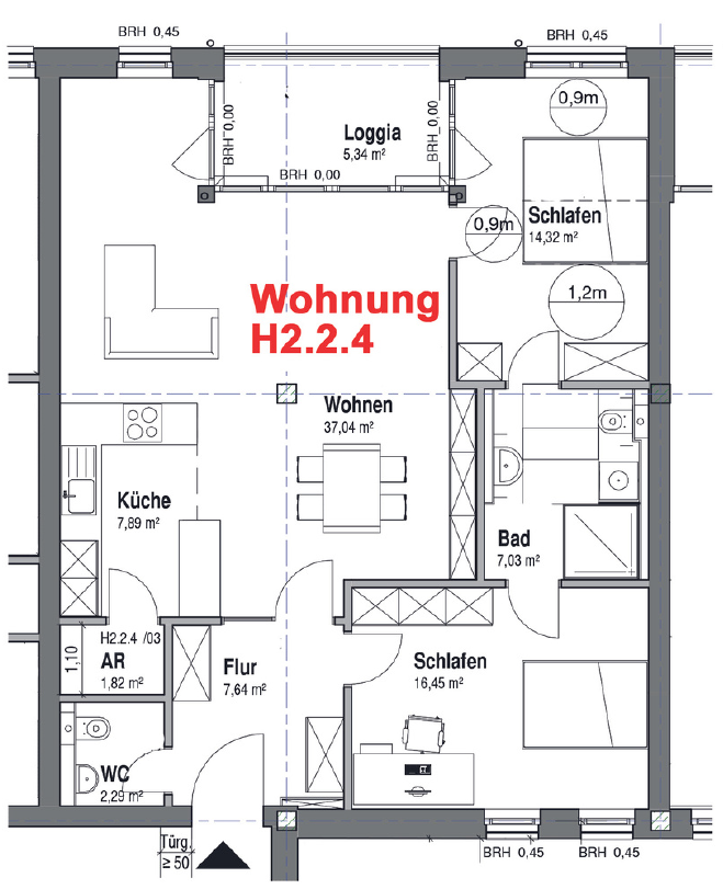 Thumbnail-Wohnung zum Mieten in Haltern am See 1.265,00 € 97.15 m²