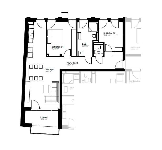Thumbnail-Wohnung zum Mieten in München 3.020,00 € 91.55 m²