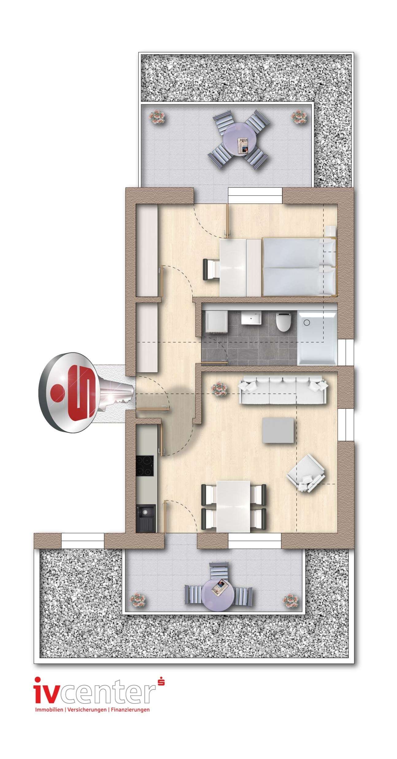 Thumbnail-Wohnung zum Kaufen in Rehlingen-Siersburg 220.896,00 € 56.64 m²