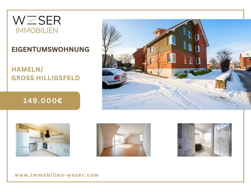 Thumbnail-Wohnung zum Kaufen in Hameln 149.000,00 € 83.93 m²