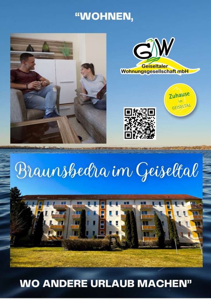 Thumbnail-Wohnung zum Mieten in Braunsbedra 298,00 € 49.61 m²