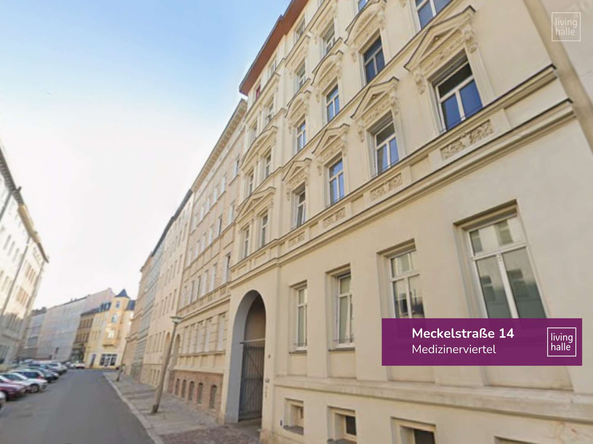 Thumbnail-Wohnung zum Mieten in Halle 540,00 € 64.48 m²