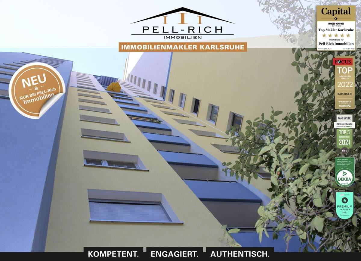 Thumbnail-Wohnung zum Mieten in Karlsruhe 540,00 € 25 m²