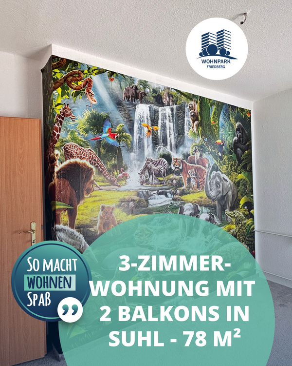 Thumbnail-Wohnung zum Mieten in Suhl 420,00 € 78.7 m²