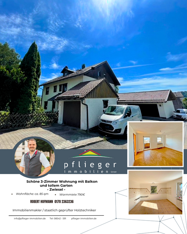 Thumbnail-Wohnung zum Mieten in Zwiesel 550,00 € 85 m²