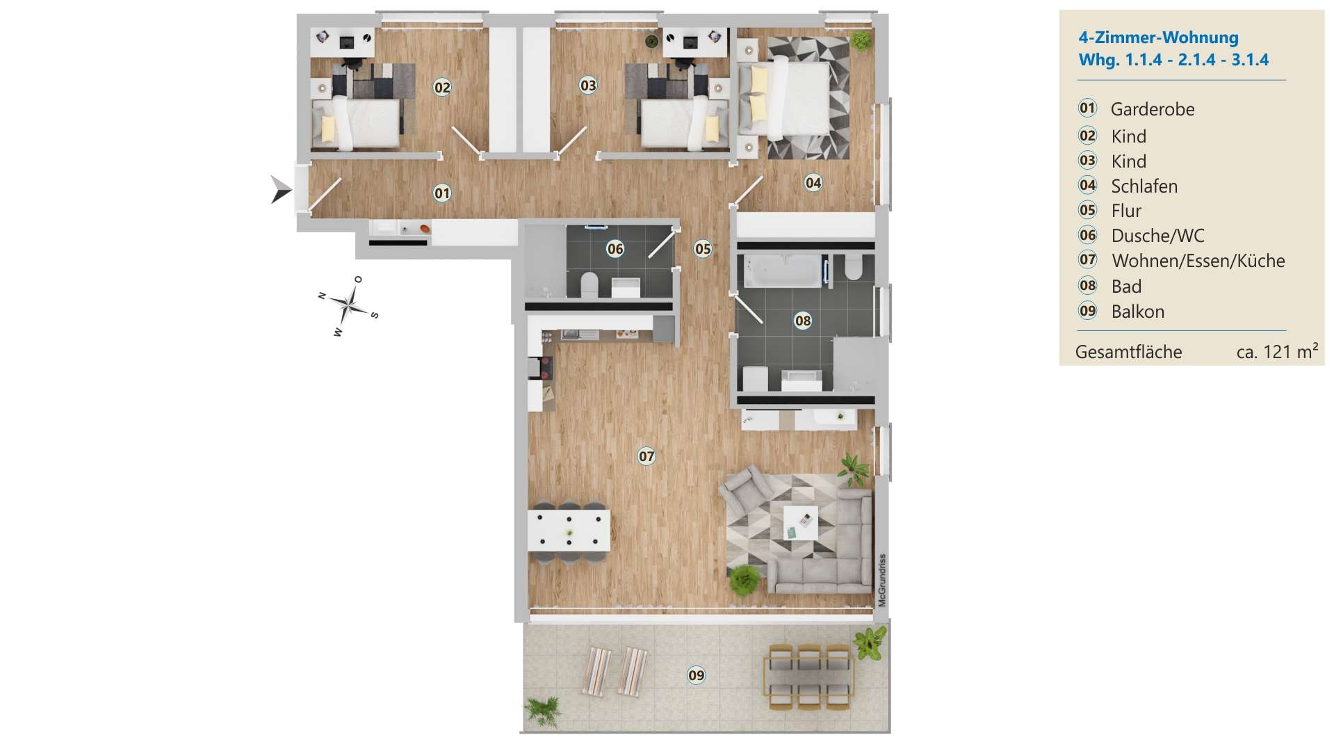 Thumbnail-Wohnung zum Mieten in Langenargen-Bierkeller 1.761,00 € 120.85 m²