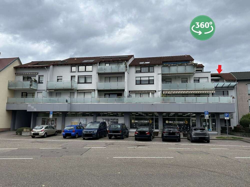 Thumbnail-Wohnung zum Kaufen in Ettlingen 310.000,00 € 92.37 m²