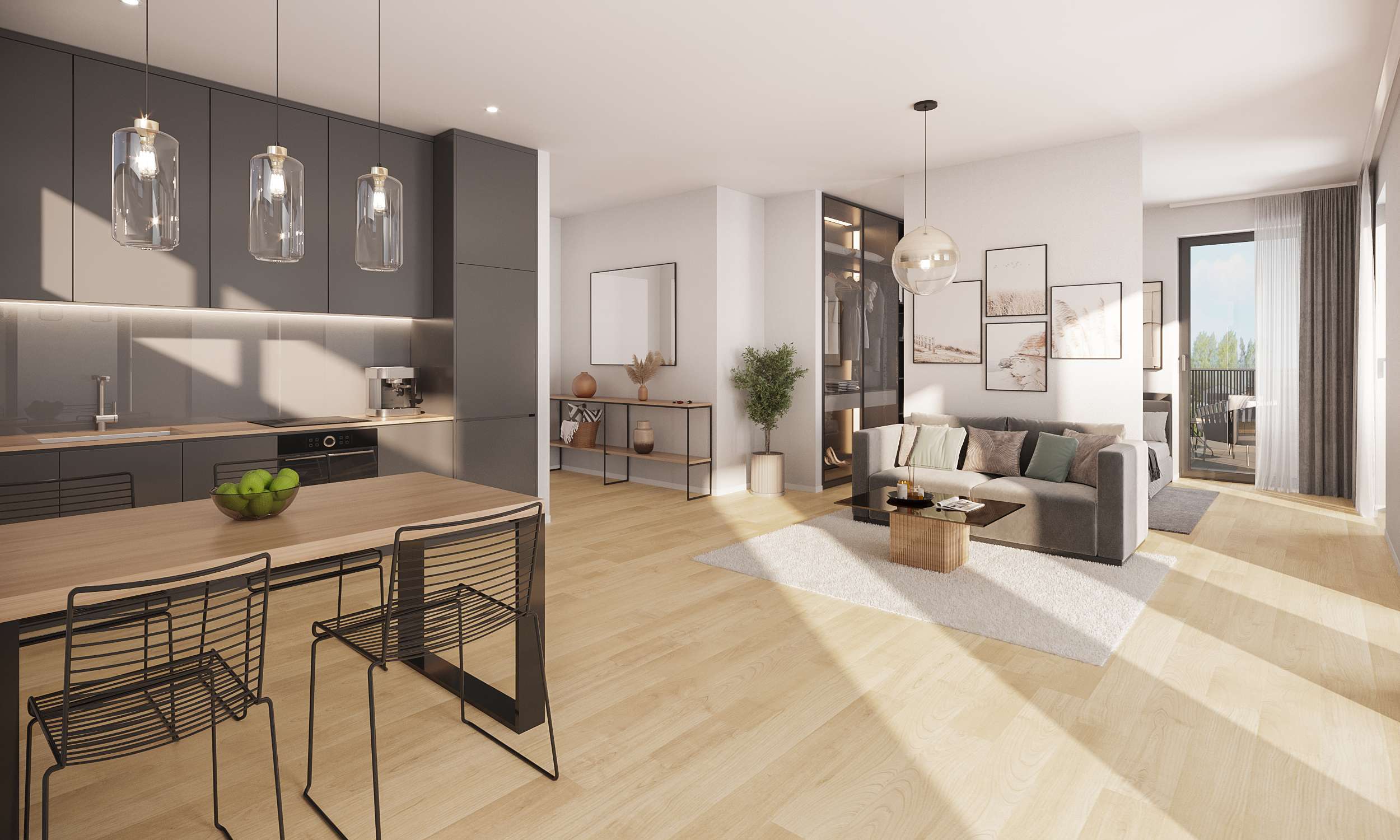 Thumbnail-Wohnung zum Kaufen in Frankfurt am Main 399.000,00 € 56.6 m²