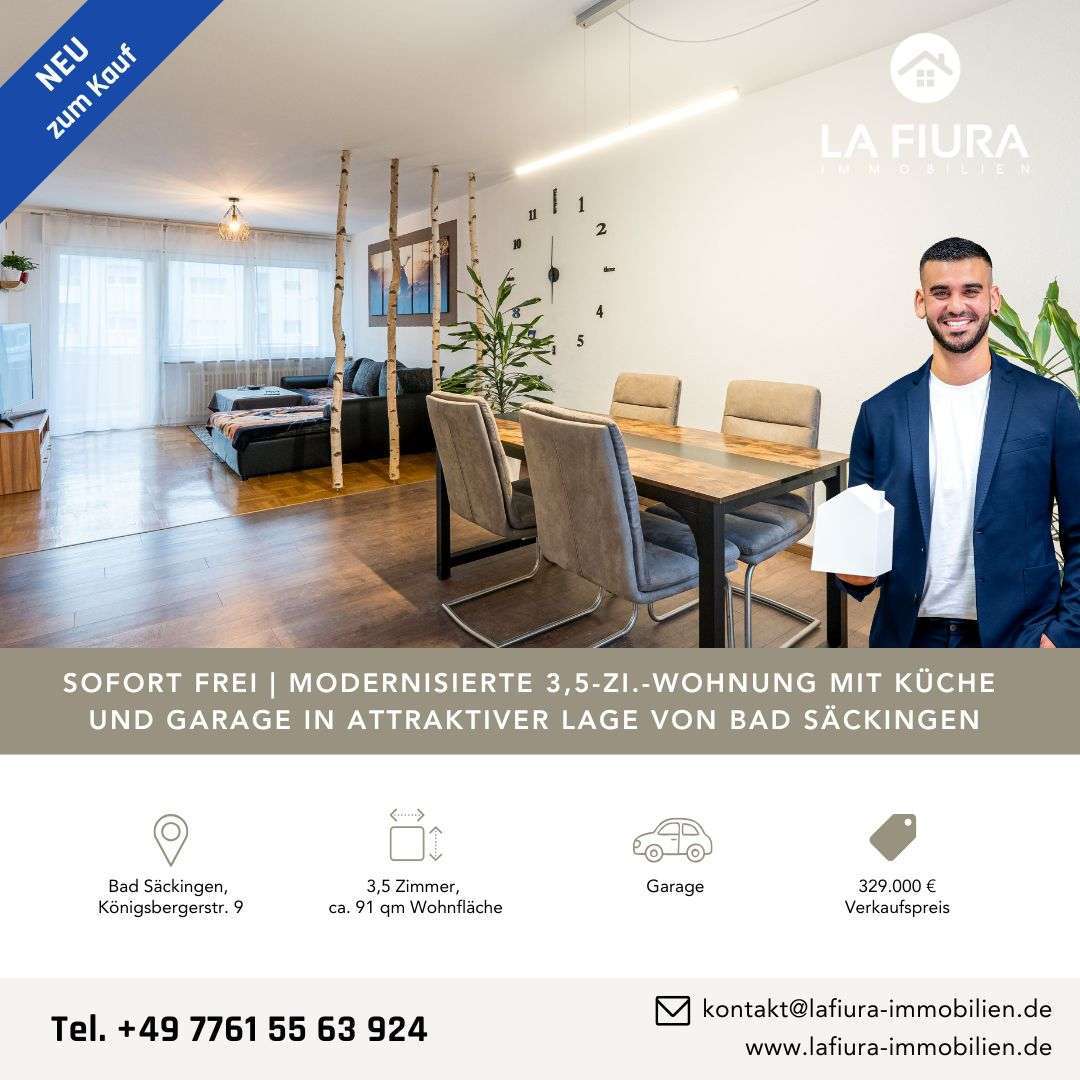 Thumbnail-Wohnung zum Kaufen in Bad Säckingen 329.000,00 € 90.8 m²