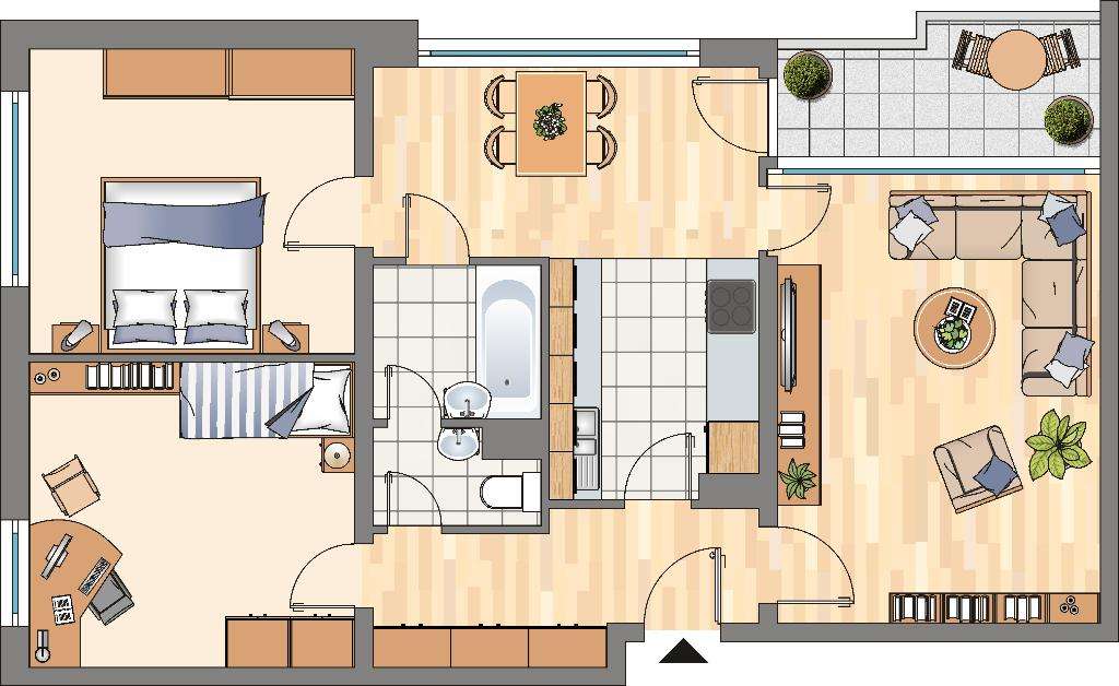 Thumbnail-Wohnung zum Mieten in Dortmund 602,00 € 72.46 m²