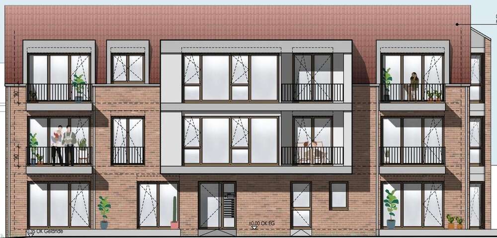 Thumbnail-Wohnung zum Mieten in Nauen 722,00 € 55 m²
