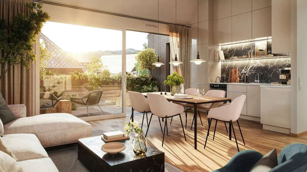 Thumbnail-Wohnung zum Kaufen in Kirchzarten Zarten 728.300,00 € 85.13 m²