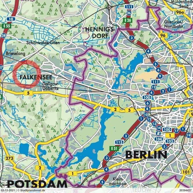 Thumbnail-Grundstück zu verkaufen in Falkensee 425.000,00 € 1141 m²