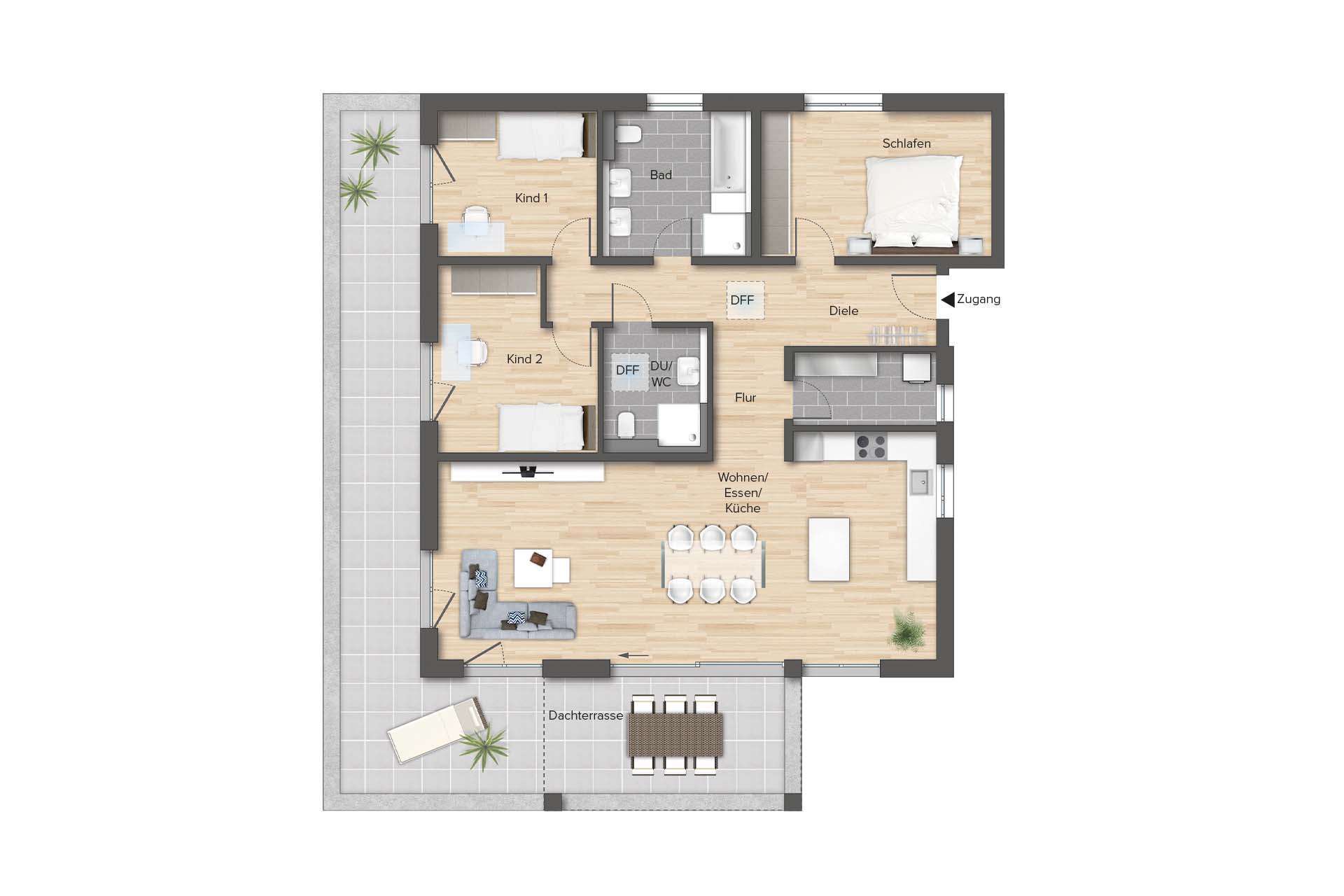 Thumbnail-Wohnung zum Kaufen in Rudersberg-Oberndorf 698.500,00 € 132.88 m²
