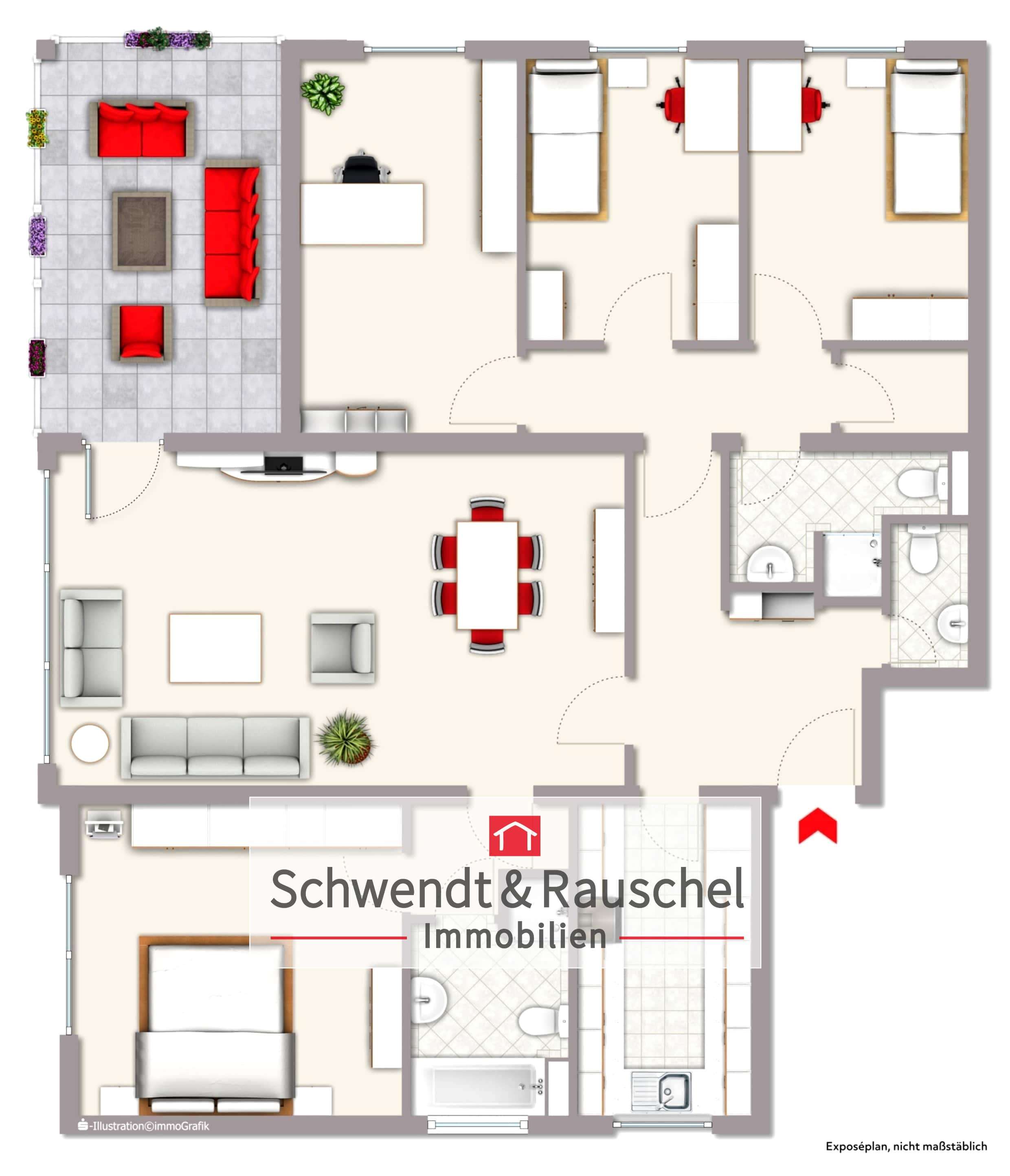 Thumbnail-Wohnung zum Kaufen in Friedrichsdorf 499.000,00 € 128.23 m²