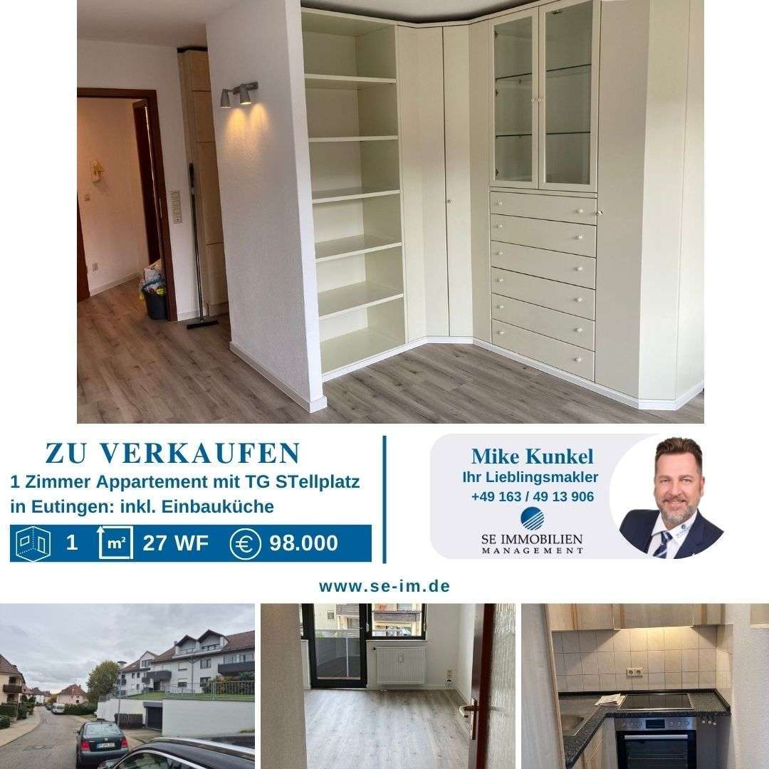 Thumbnail-Wohnung zum Kaufen in Pforzheim 98.000,00 € 27 m²