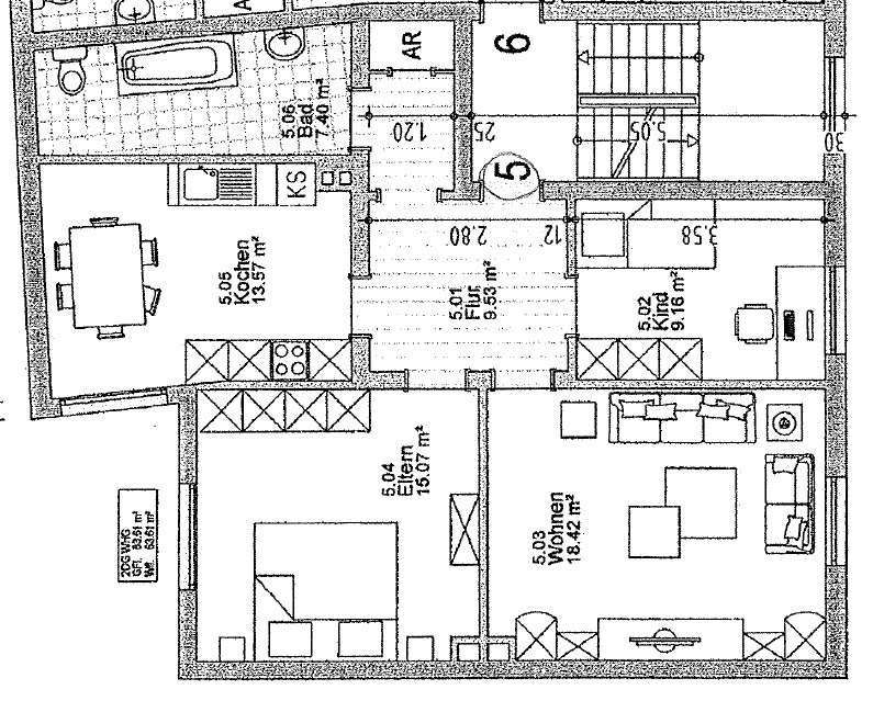 Thumbnail-Wohnung zum Mieten in Bottrop 473,07 € 72.78 m²