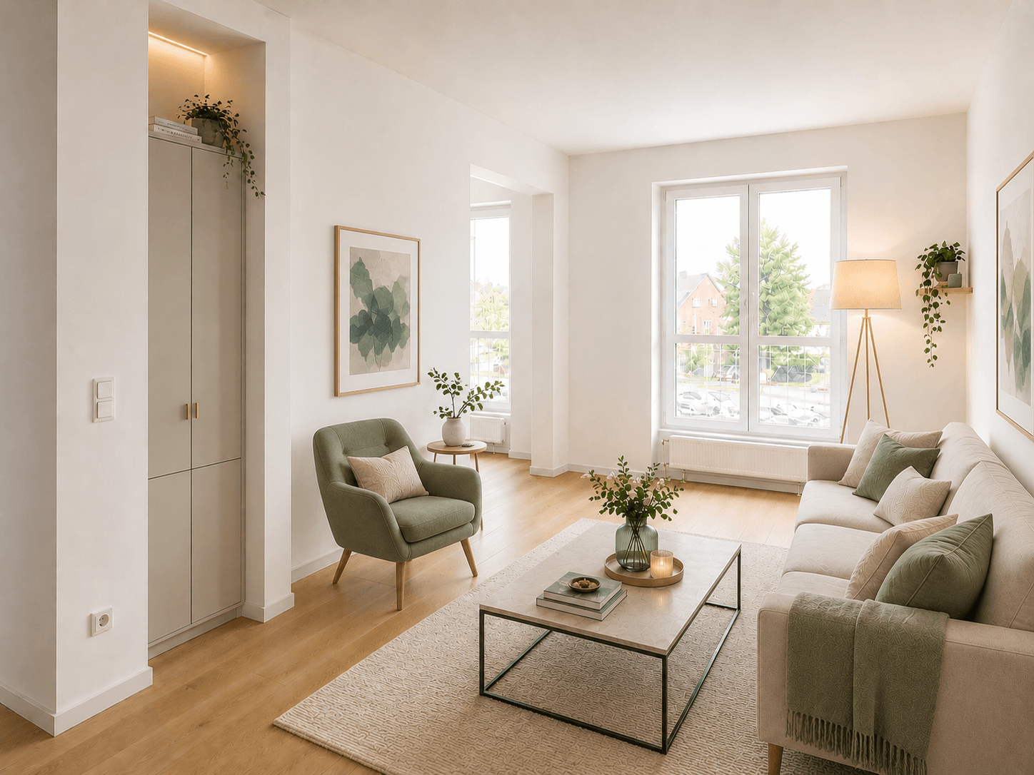 Thumbnail-Wohnung zum Mieten in Meerbusch 962,00 € 37 m²