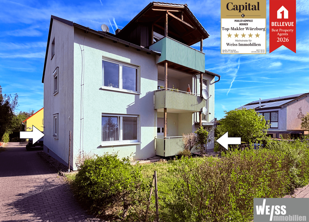Thumbnail-Wohnung zum Kaufen in Gerbrunn 365.000,00 € 104 m²
