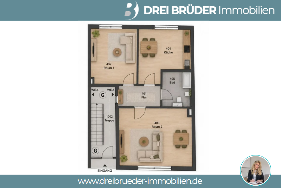 Thumbnail-Wohnung zum Kaufen in Münster 325.000,00 € 60 m²