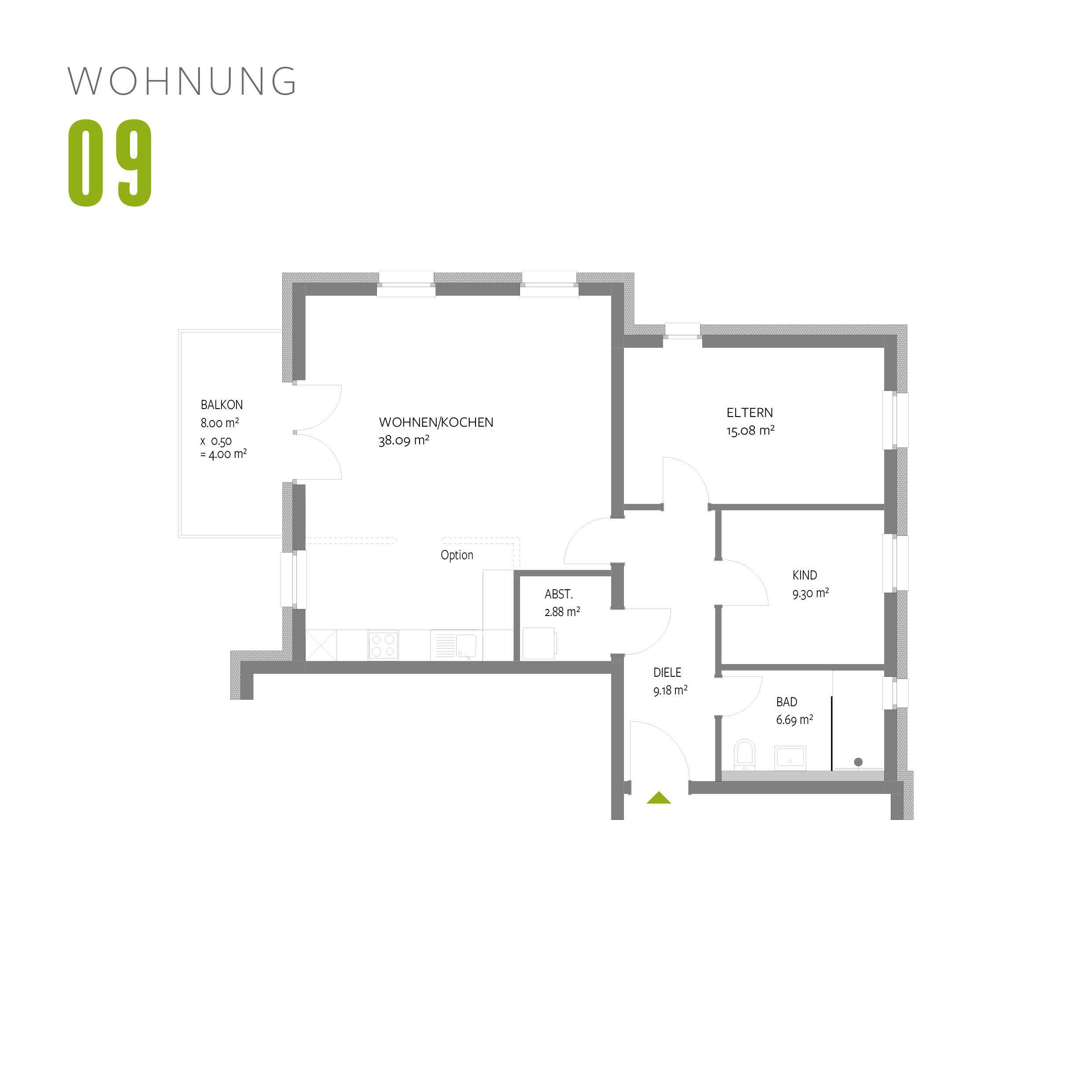 Thumbnail-Wohnung zum Kaufen in Trier 467.400,00 € 85 m²