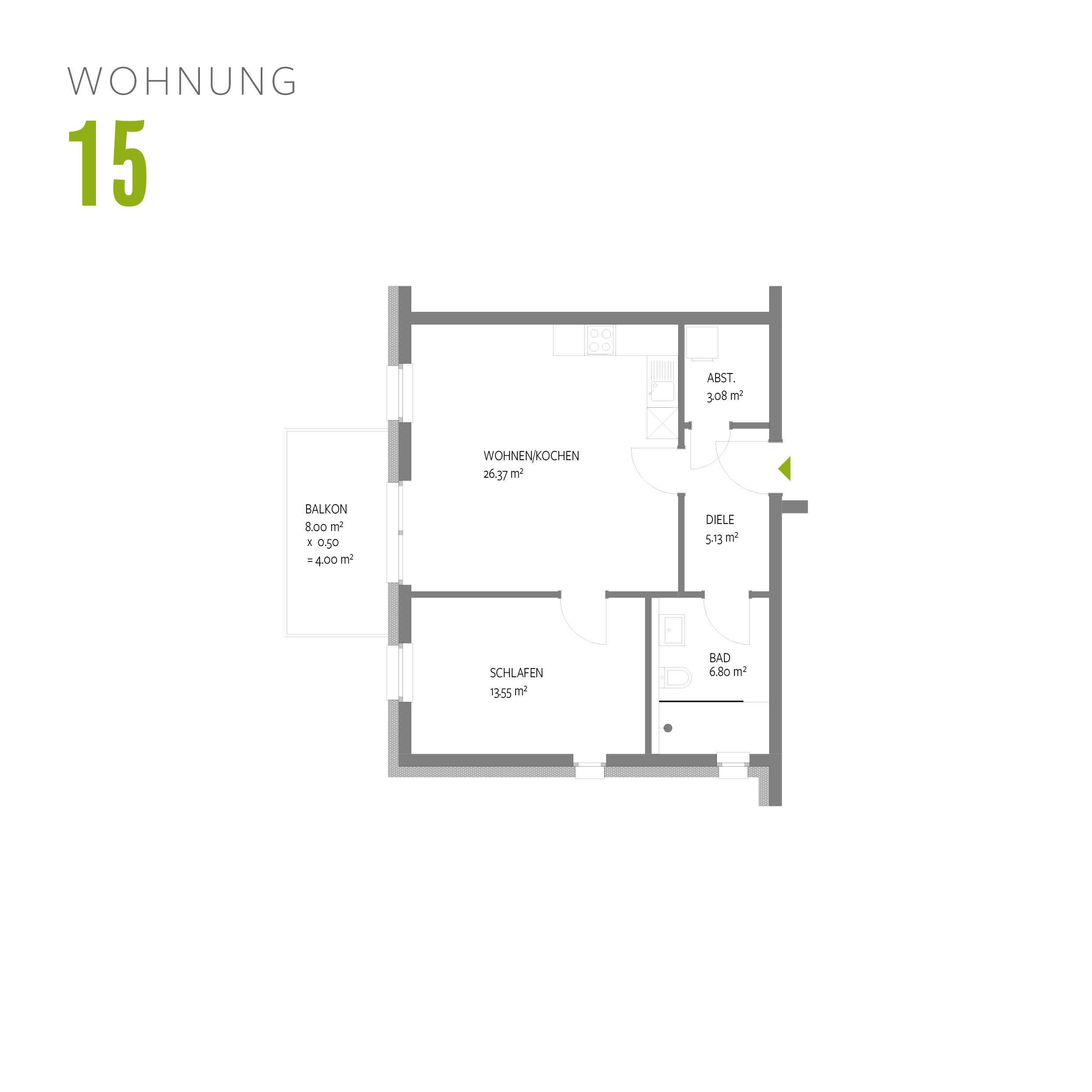 Thumbnail-Wohnung zum Kaufen in Trier 329.000,00 € 58 m²