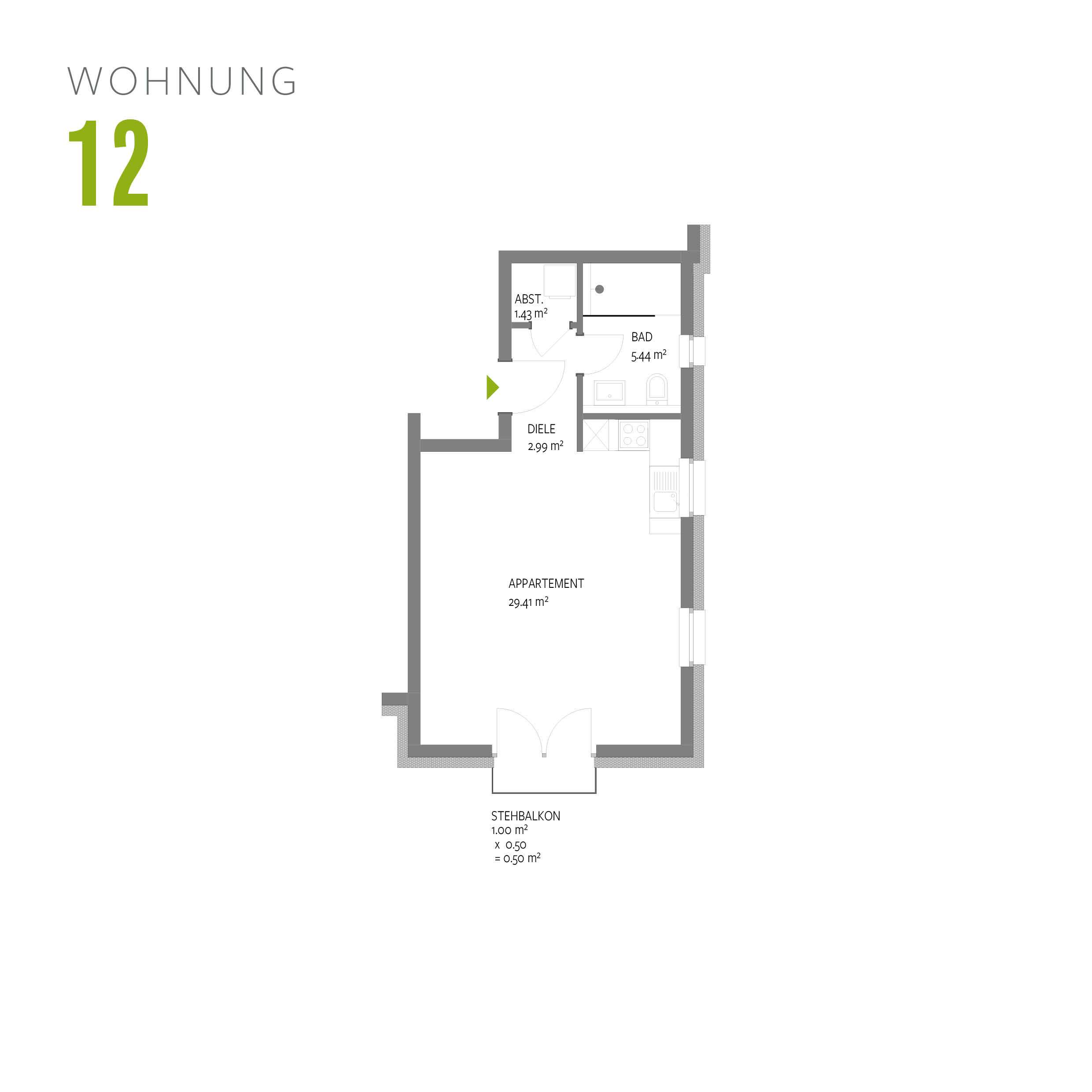 Thumbnail-Wohnung zum Kaufen in Trier 199.500,00 € 39 m²