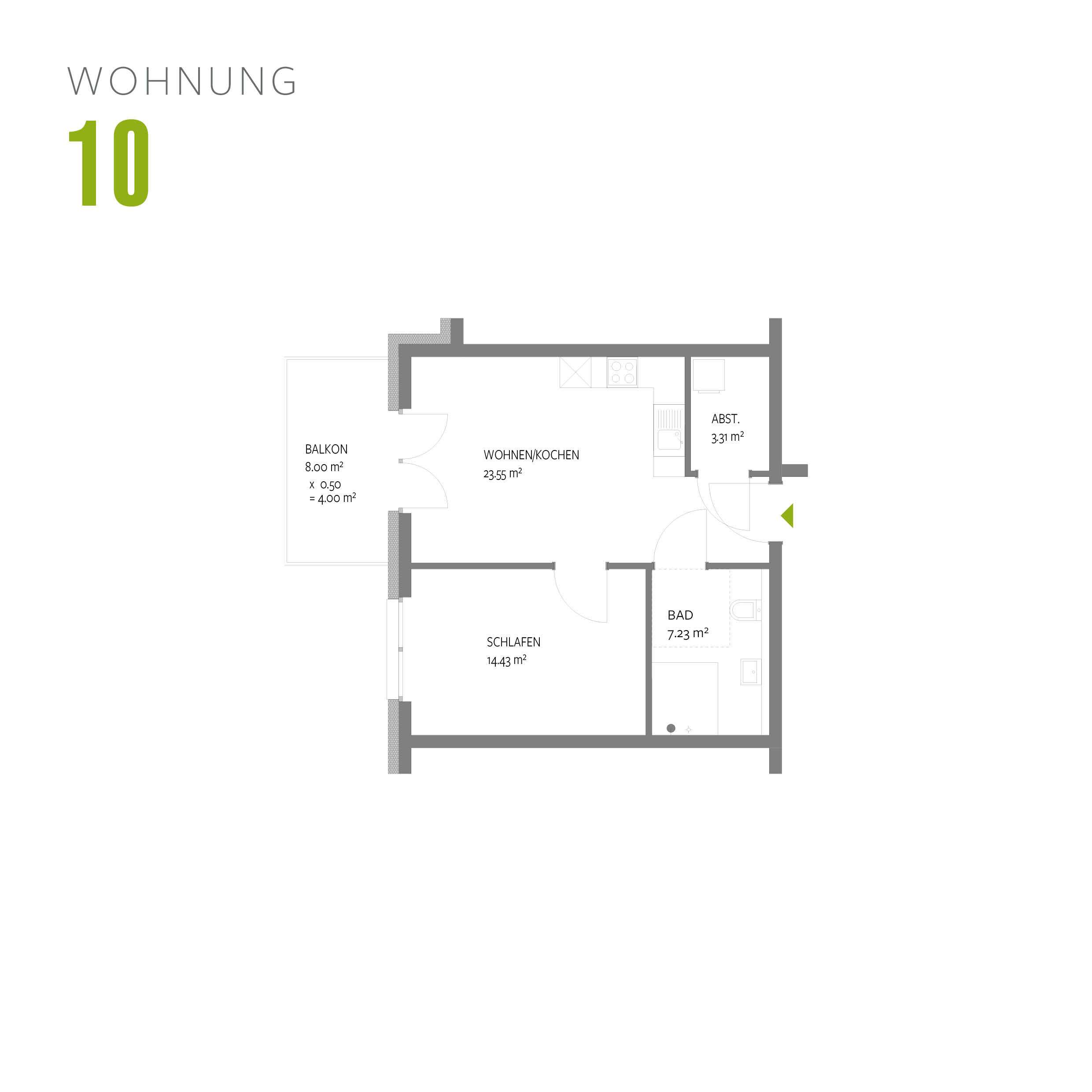 Thumbnail-Wohnung zum Kaufen in Trier 295.500,00 € 52 m²