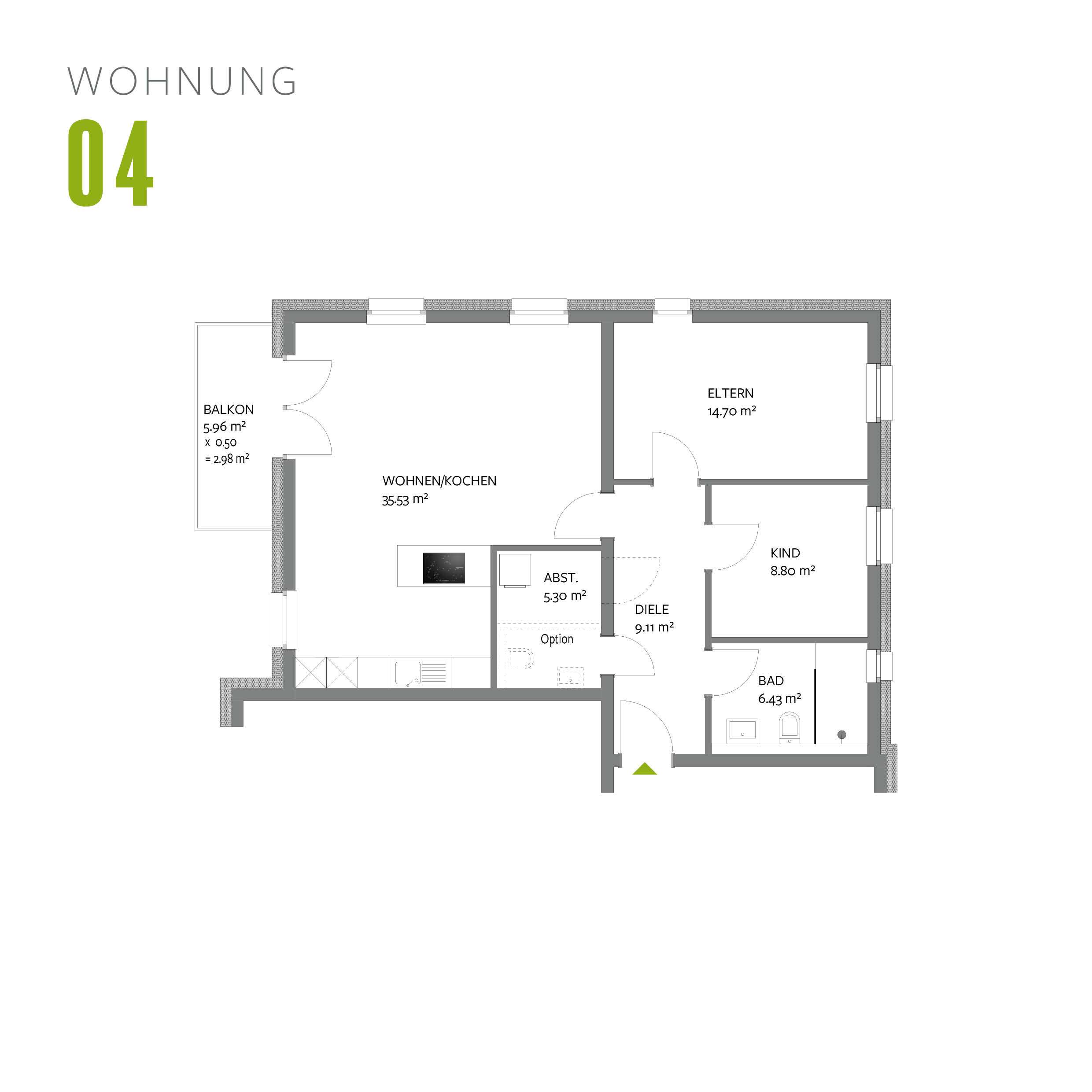 Thumbnail-Wohnung zum Kaufen in Trier 485.000,00 € 82 m²