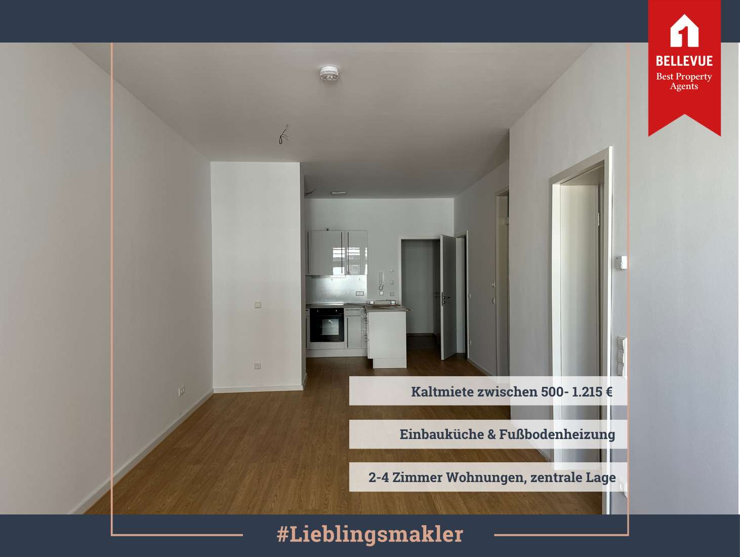 Thumbnail-Wohnung zum Mieten in Aachen Mitte 1.100,00 € 84.99 m²