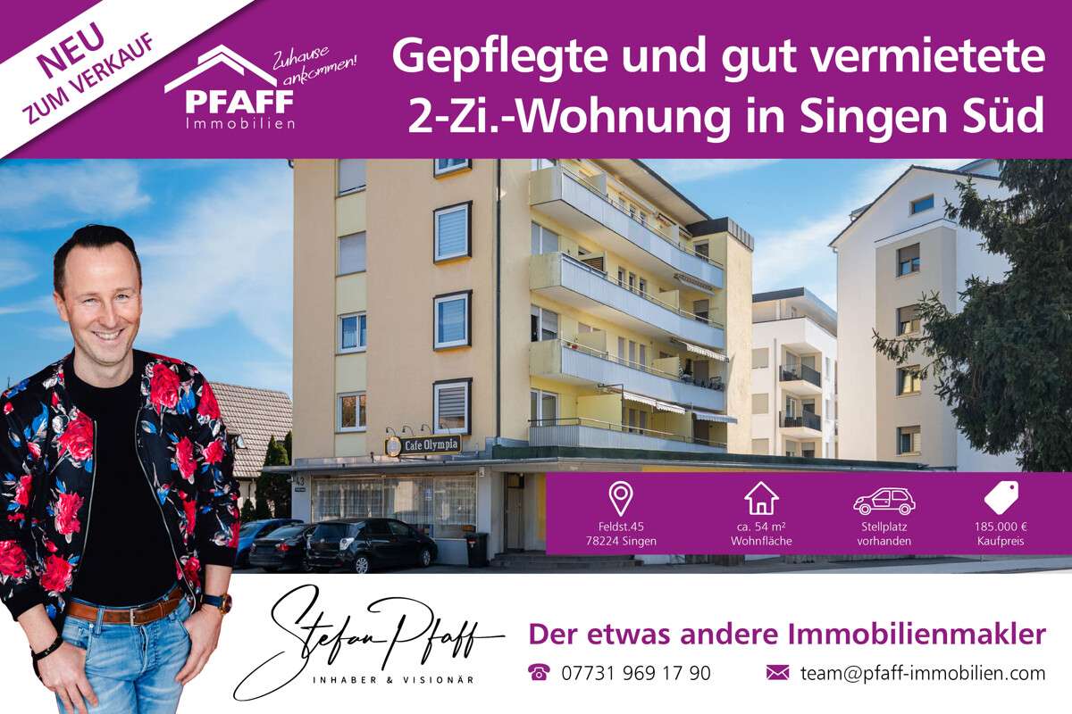 Thumbnail-Wohnung zum Kaufen in Singen 185.000,00 € 53.8 m²
