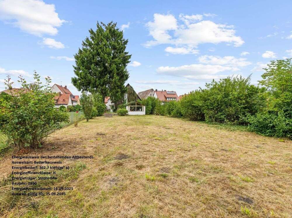 Thumbnail-Grundstück zu verkaufen in Nürnberg 499.000,00 € 1230 m²