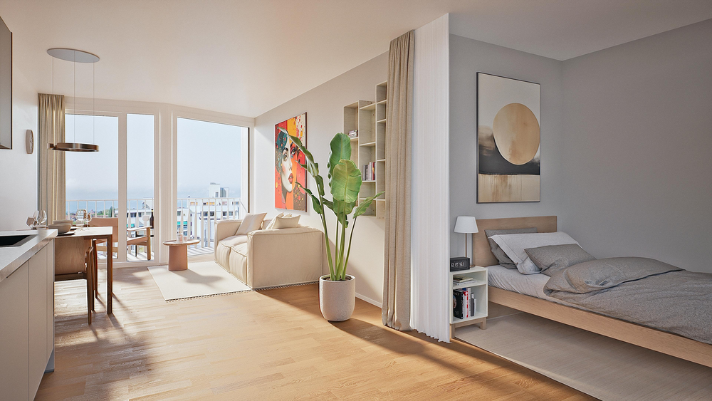 Thumbnail-Wohnung zum Kaufen in Konstanz 258.400,00 € 35.4 m²