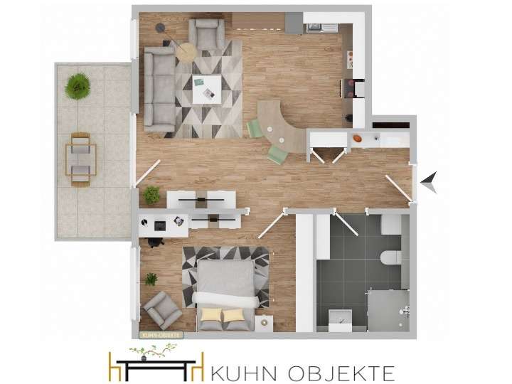 Thumbnail-Wohnung zum Kaufen in Ludwigshafen am Rhein 255.000,00 € 58 m²