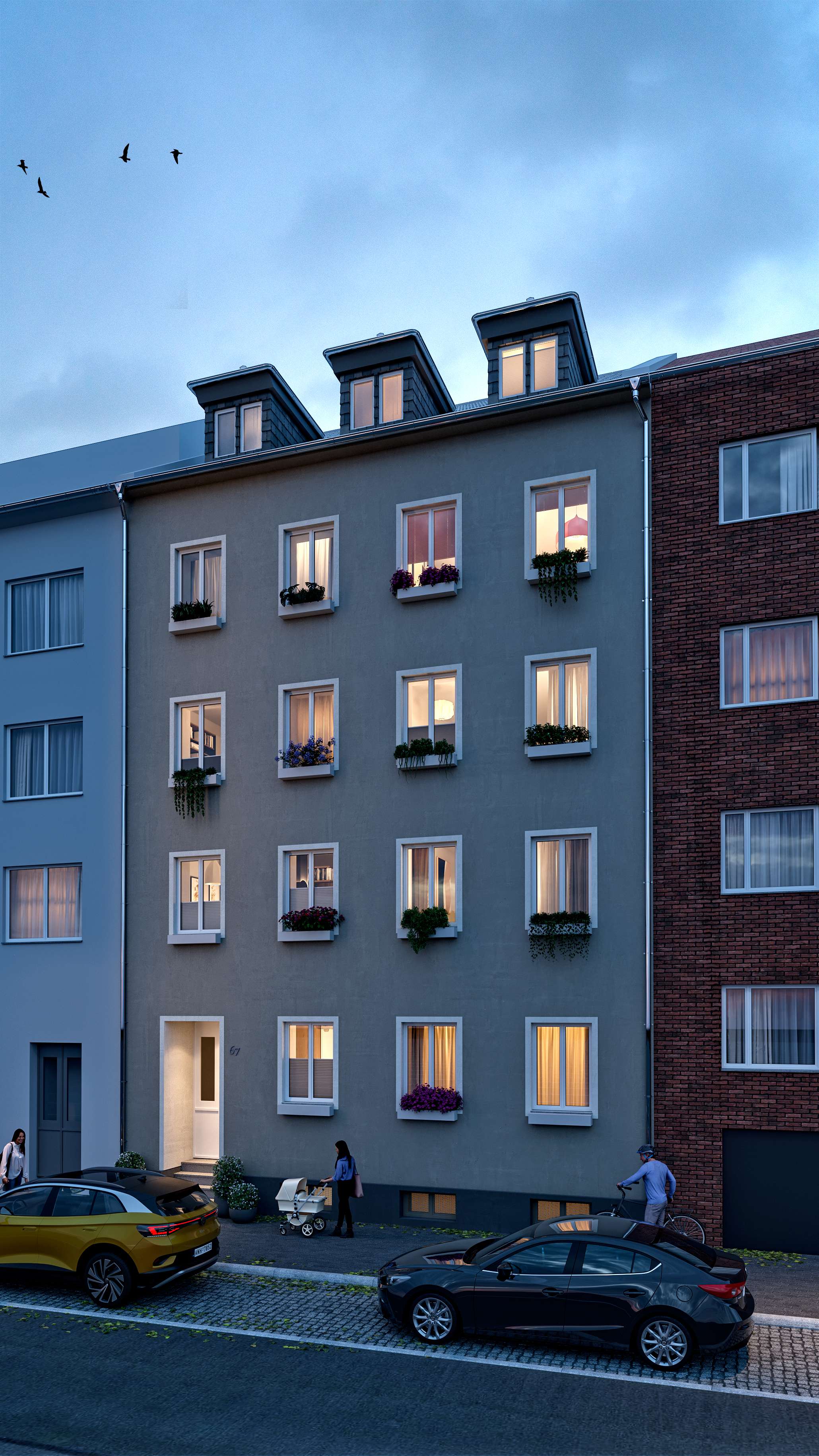 Thumbnail-Wohnung zum Kaufen in Düsseldorf 729.000,00 € 95.55 m²