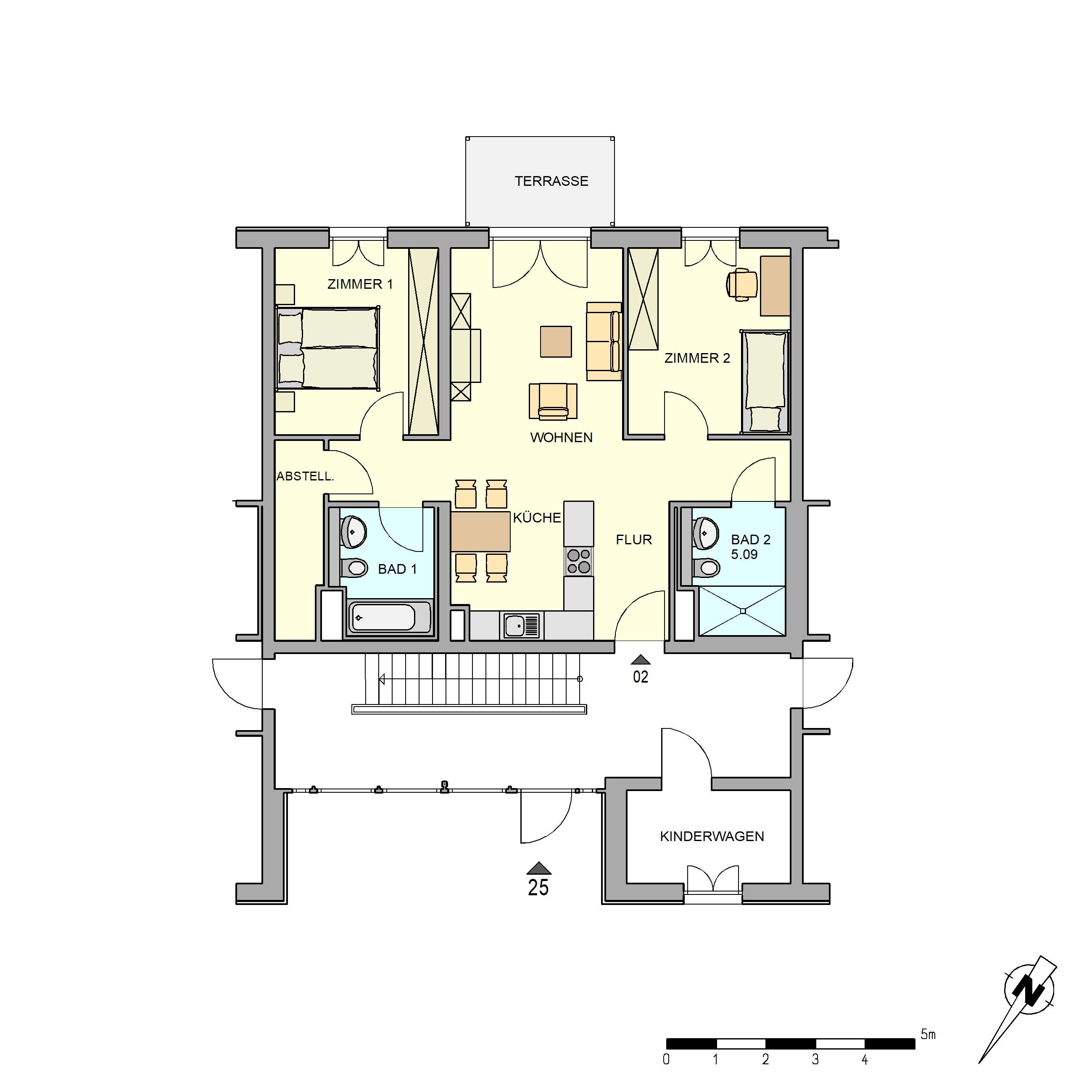 Thumbnail-Wohnung zum Mieten in Weinböhla 960,00 € 80 m²