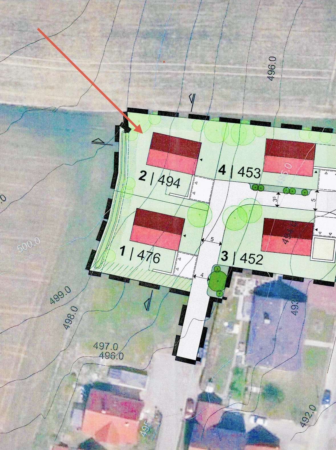Thumbnail-Grundstück zu verkaufen in Reichertshausen 230.000,00 € 494 m²