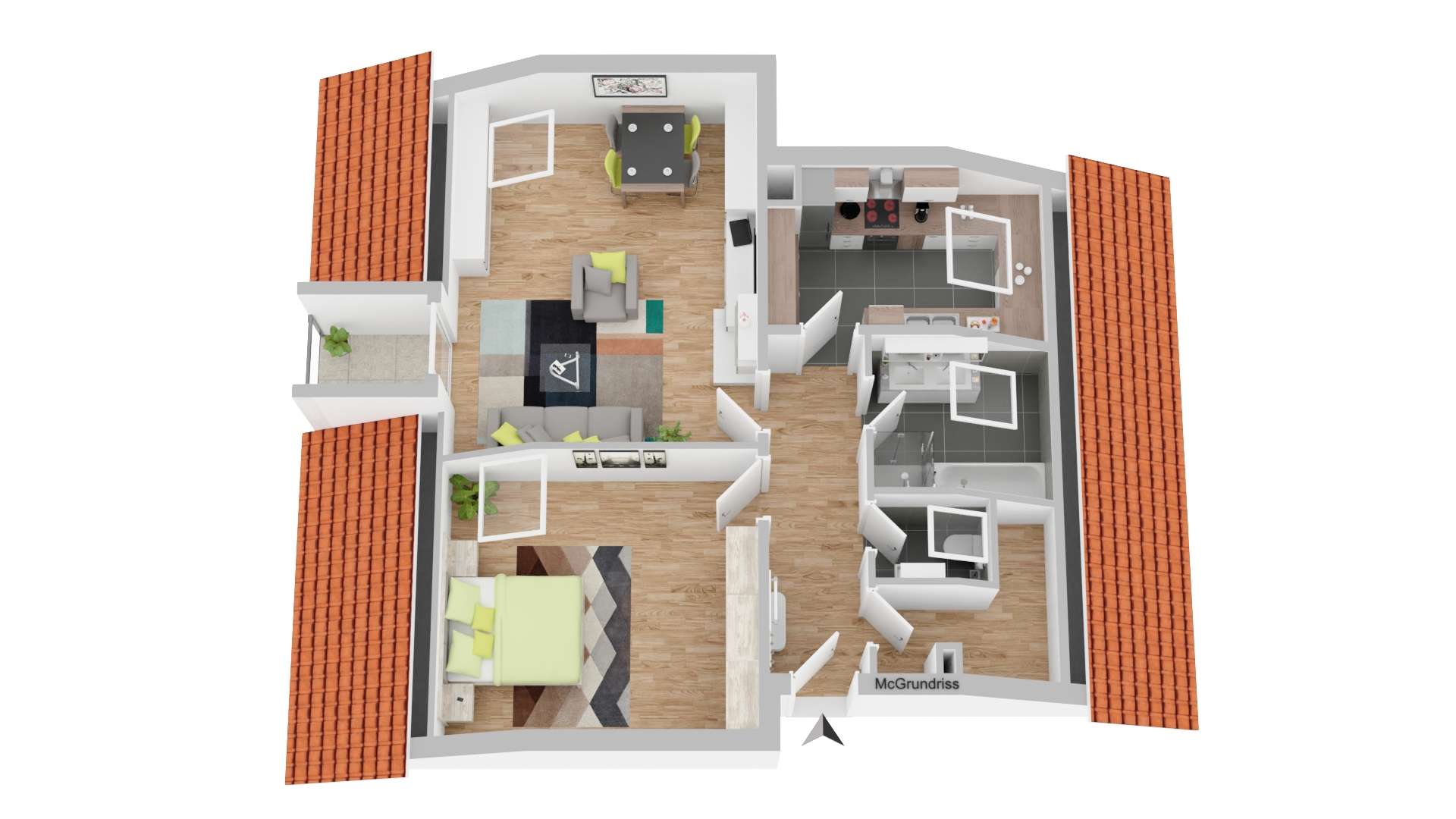 Thumbnail-Wohnung zum Mieten in Sachsenheim 700,00 € 57 m²