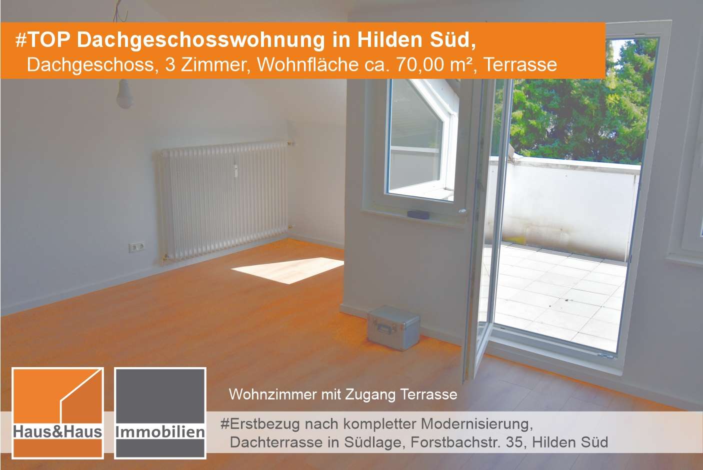 Thumbnail-Wohnung zum Mieten in Hilden 903,00 € 70 m²