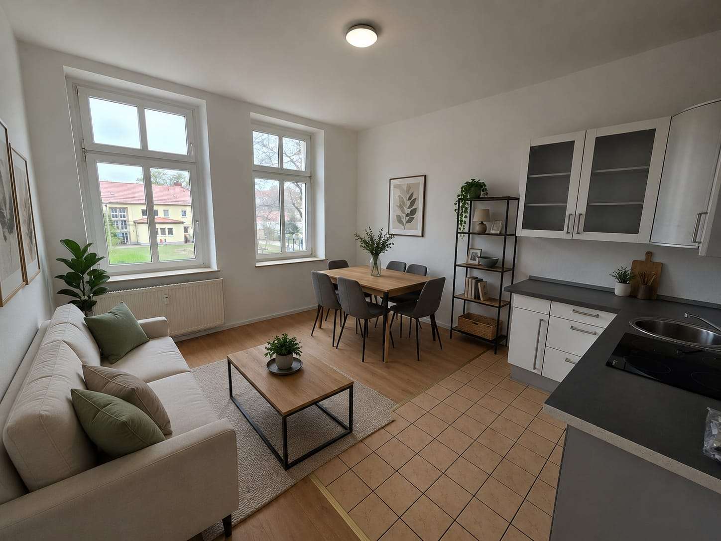 Thumbnail-Wohnung zum Kaufen in Magdeburg 96.000,00 € 56.46 m²
