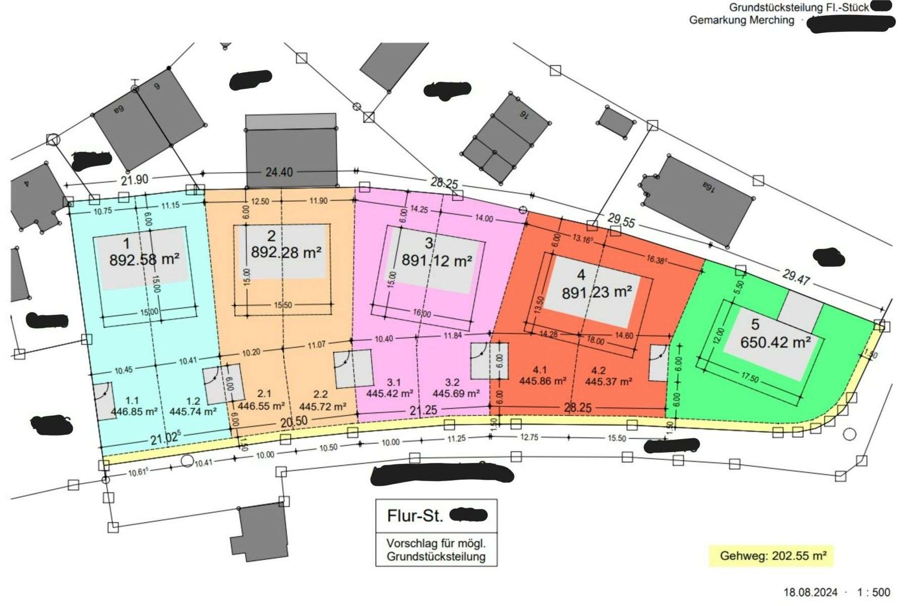 Thumbnail-Grundstück zu verkaufen in Merching 606.750,00 € 892.37 m²