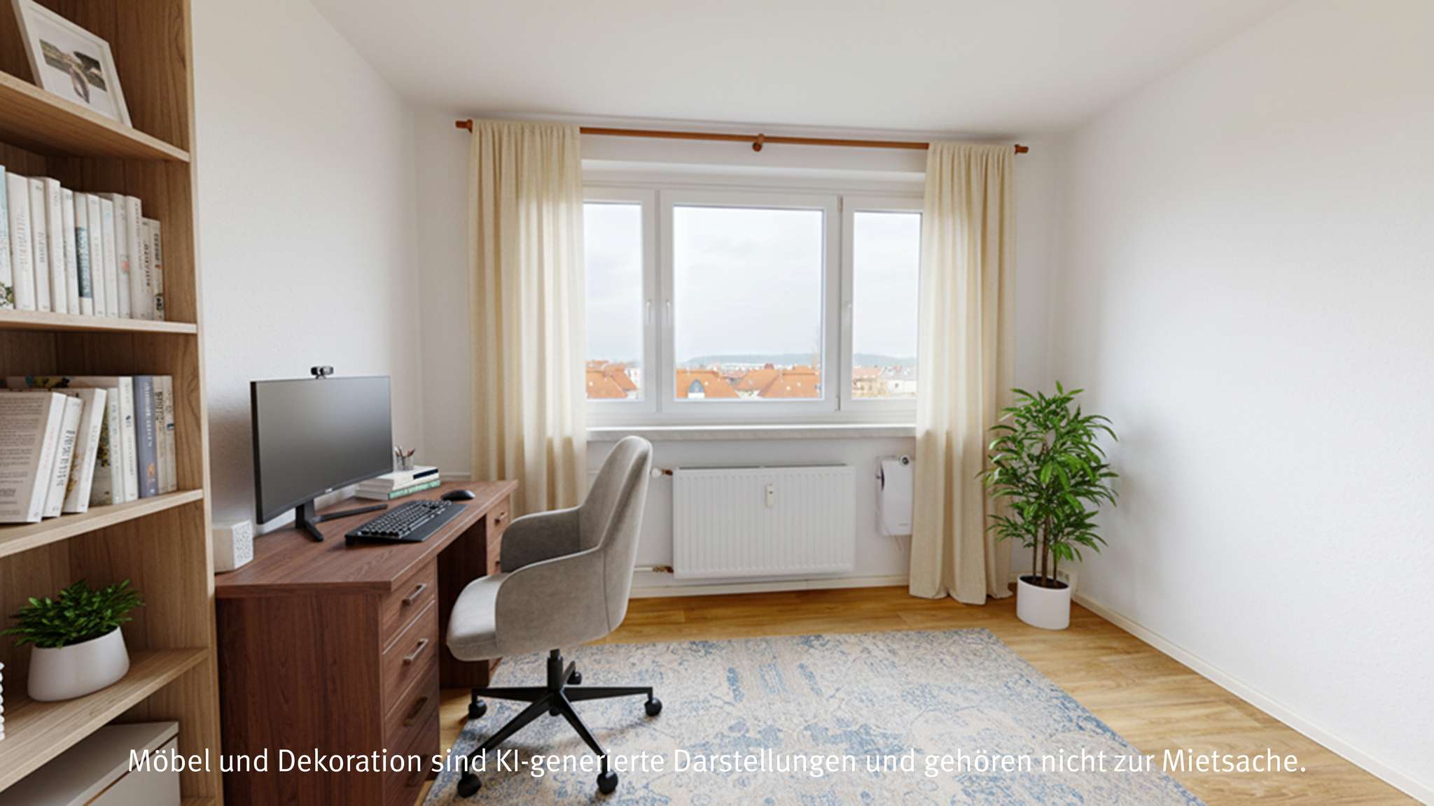 Thumbnail-Wohnung zum Mieten in Halle 321,00 € 50.92 m²